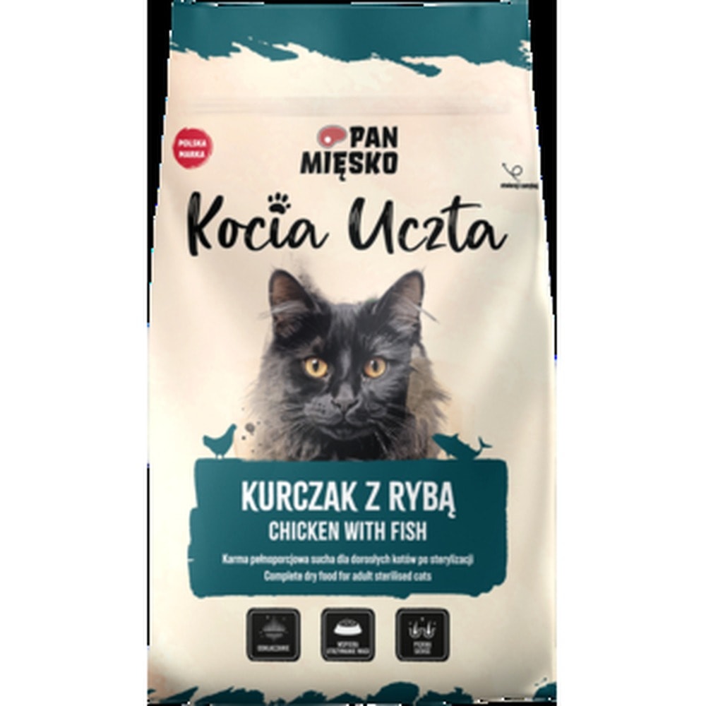 Pan Mięsko Cat Feast Chicken with Fish - Complete cat food