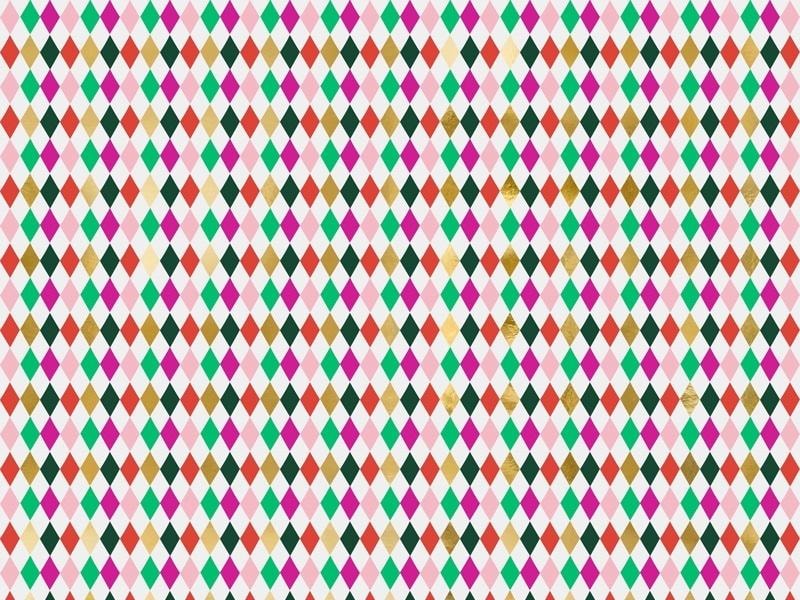 PartyDeco Wrapping Paper - Rhombus 70x200cm - perfect for gifts