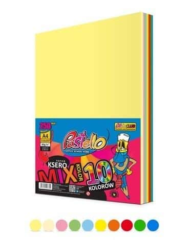 Alfa Pastello A4 Copier Paper - 10 colors, perfect for creative projects