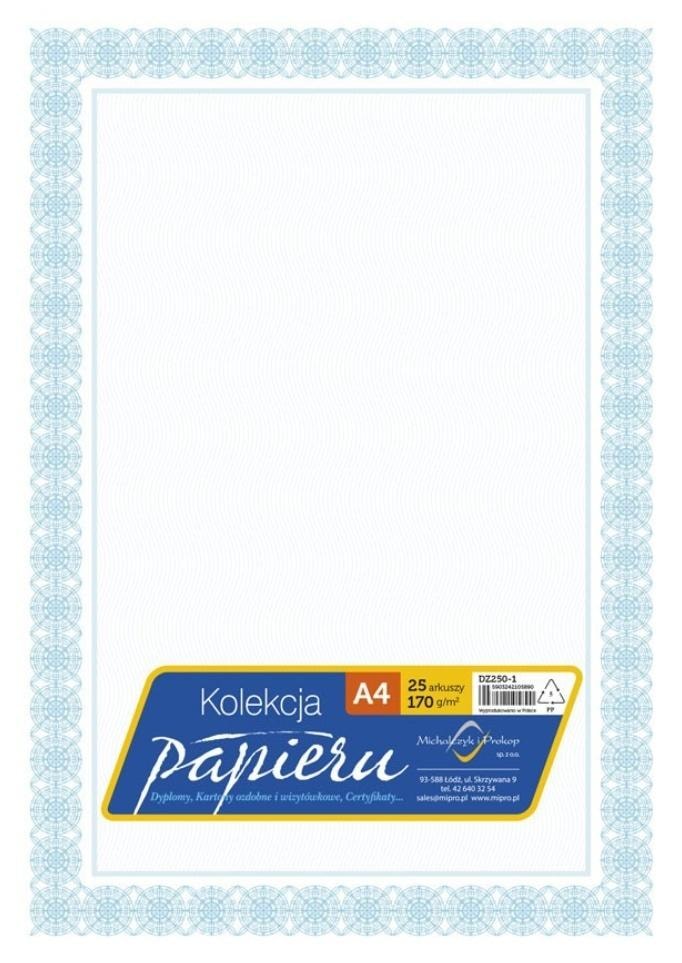 Michalczyk i Prokop Decorative paper A4 certificate diploma 170 g/m2 25 sheets