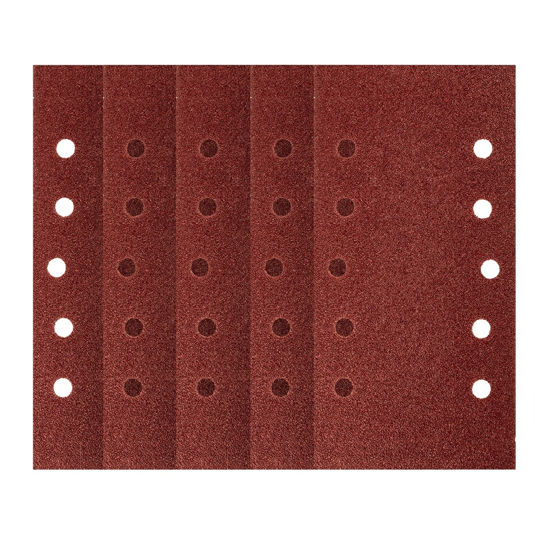 NEO TOOLS Sandpaper with Velcro 115 x 230 mm, P60, 5 pcs. - ideal for sanding