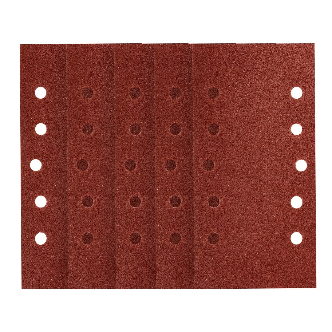 NEO TOOLS Sanding paper with velcro 115 x 230 mm, P80, 5 pcs - ideal for sanding