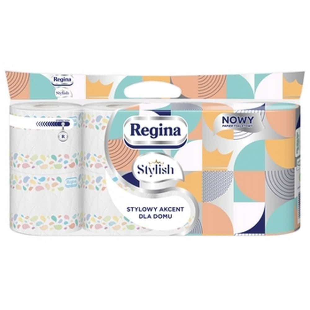 Regina Stylish - 3-ply Toilet Paper - 8 Rolls