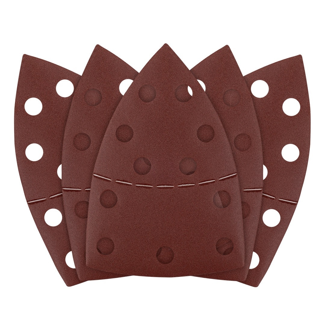 GRAPHITE Sanding papers with Velcro 102 x 152 mm, P220, 5 pieces