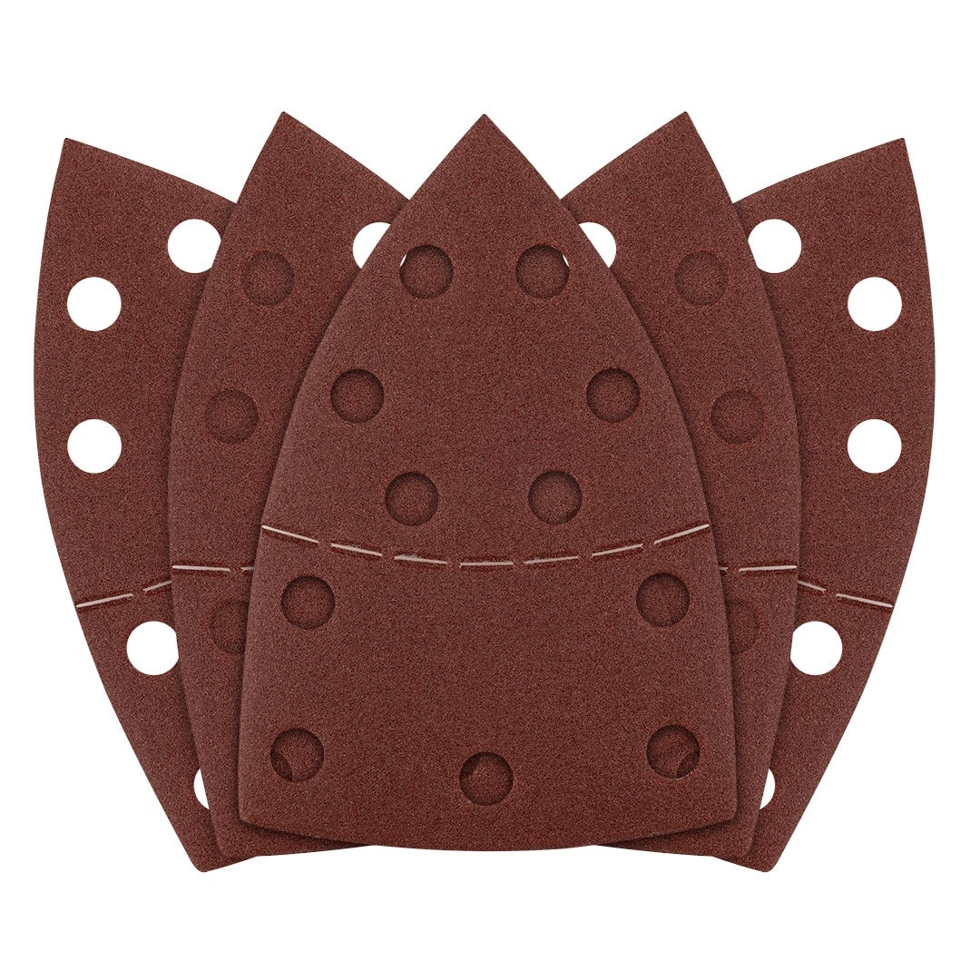 GRAPHITE Sanding papers on velcro iron 102 x 152 mm P150 5 pieces