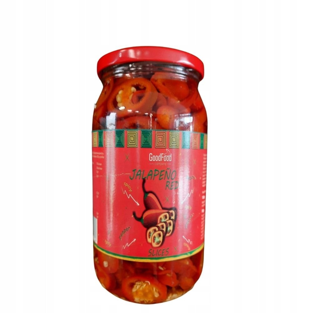 Tops Jalapeno Peppers Red Sliced - Spicy Peppers 340 g