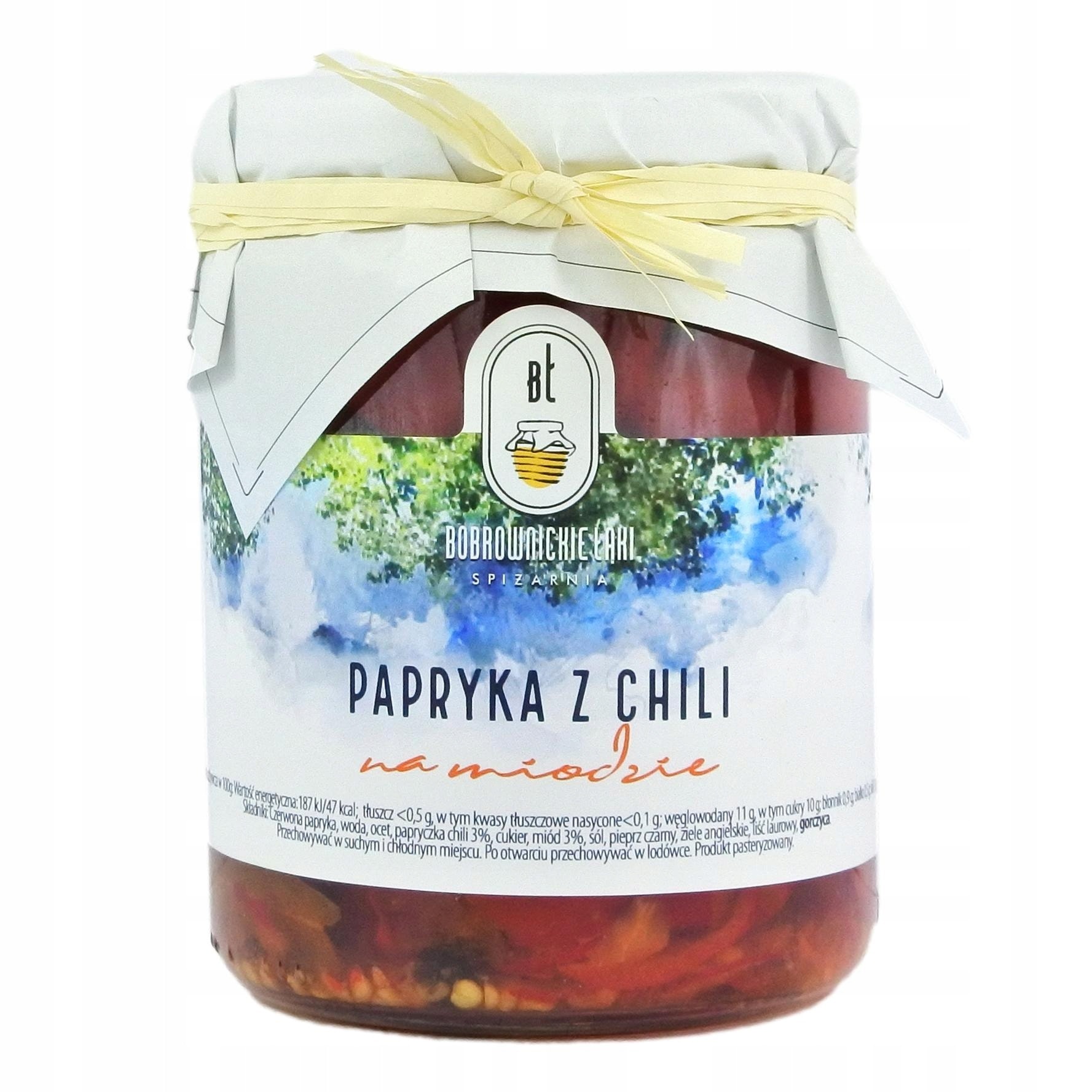 ZMK Peppers in honey with cheese 550g - spicy snack