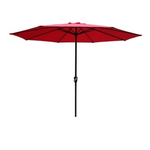 Straight umbrella 3m black - perfect for the garden