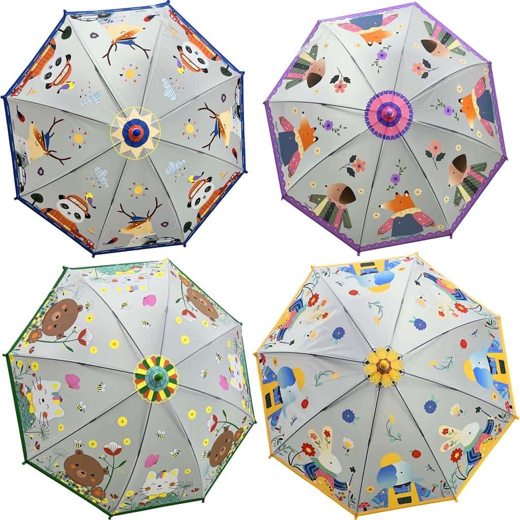 Children's umbrella animals MIX - colorful protection from rain