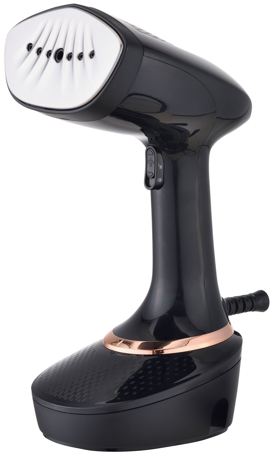 Klausberg Garment Steamer - black with silver panel, 400ml