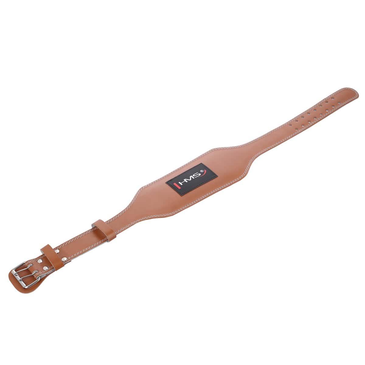 HMS Weightlifting belt PA3998 - brown, size M, ideal for the gym