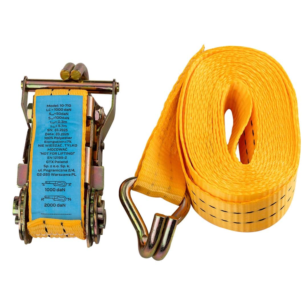 NEO TOOLS Lashing strap with ratchet 38 mm x 6 m, 2000 kg