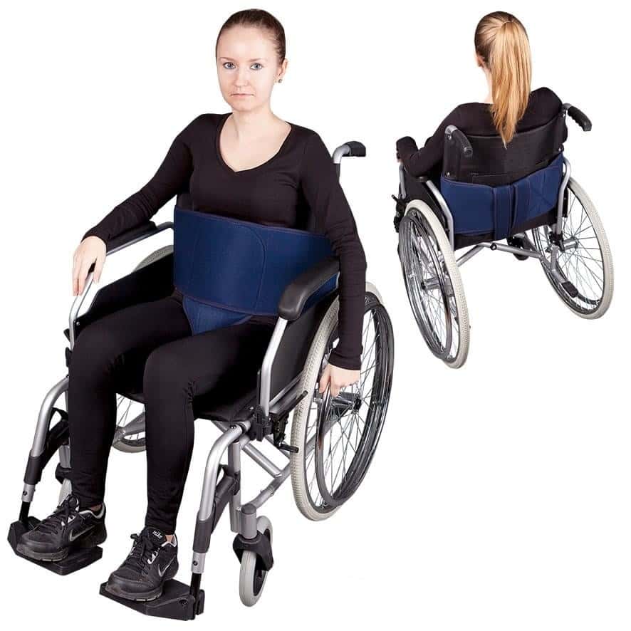 SecuBack III - Stabilizing belt for wheelchair for greater comfort