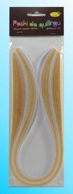 Galeria Hobby Quilling Paper Strips Cream 3mm x 50cm - 100 Pieces