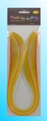 Paski do quillingu żółte 5 mm x 50 cm 100 szt.