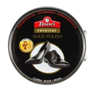 Buwi Shoe Polish Black 40ml - perfect for shoe care