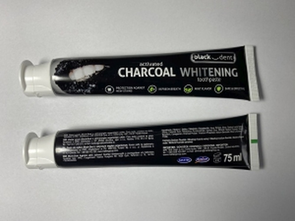 Black-D Toothpaste Charcoal White 75 ml - for whiter teeth