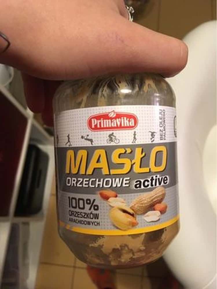 PRI.ACTIVE Peanut butter 100% natural - perfect snack for active people