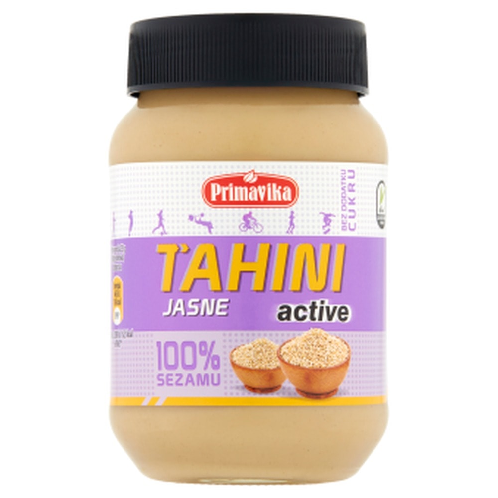 PRIM. Tahini Light Active 460g - sesame paste ideal for hummus