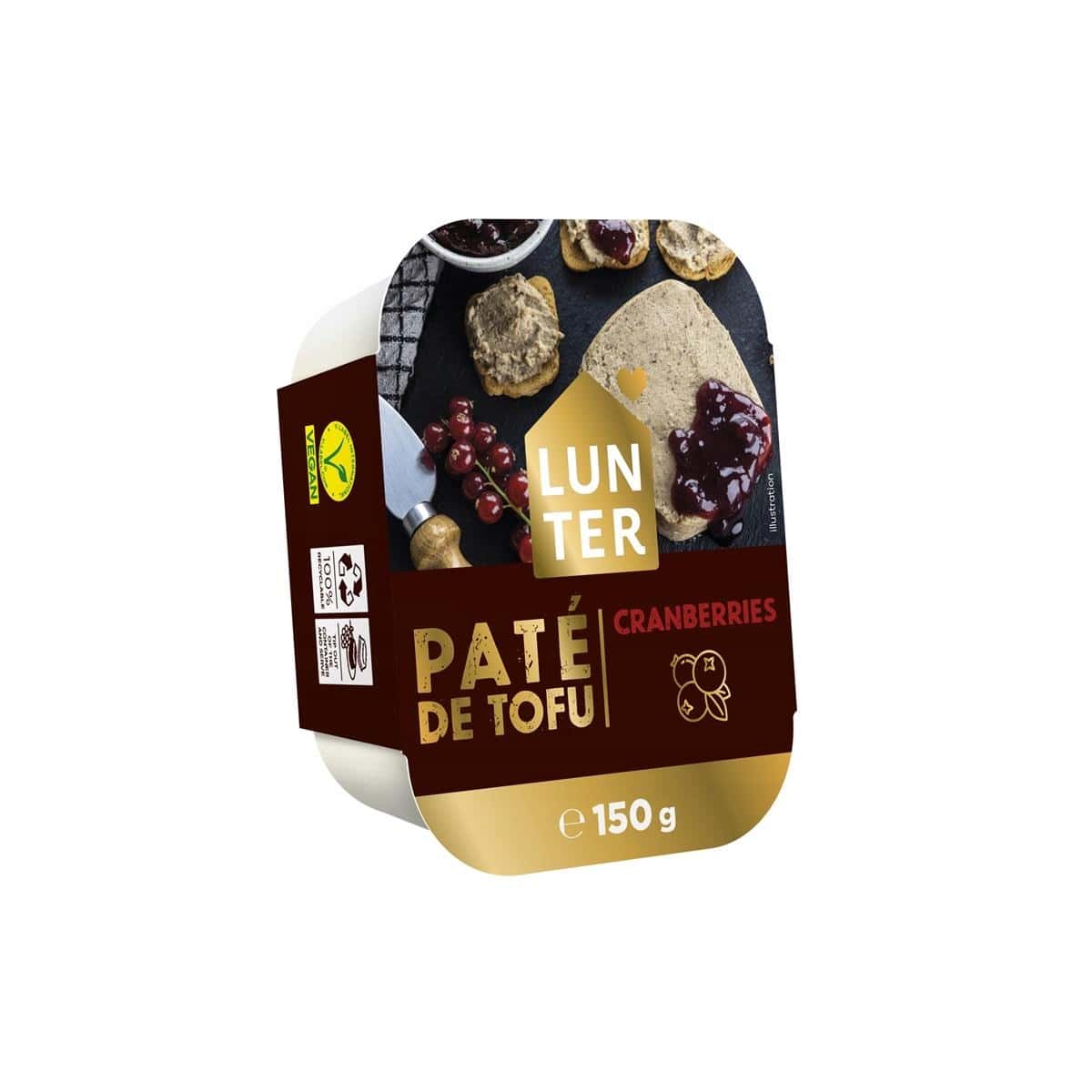 Lunter Tofu Paste Sour Cream - Unique sour cream flavor in a healthy version