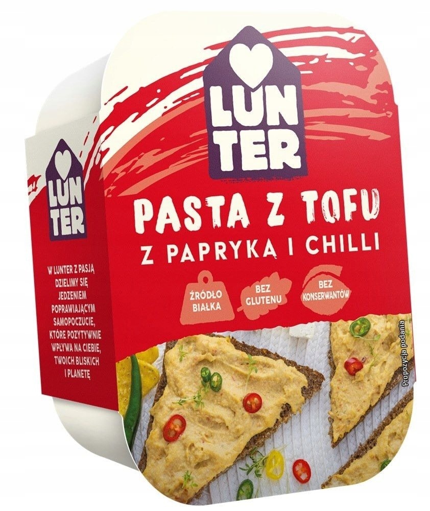 Lunter Tofu Spread Chilli 500g - spicy snack