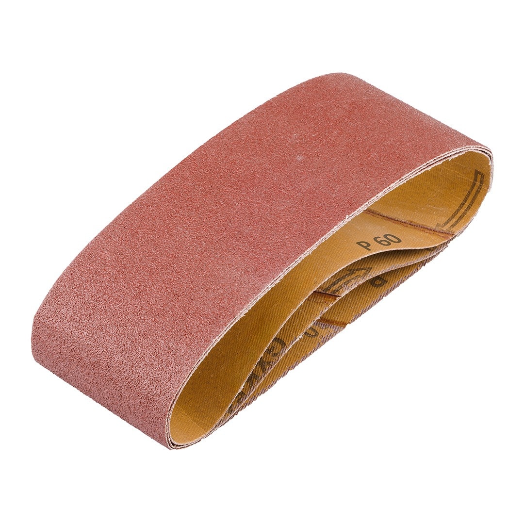 NEO TOOLS Sanding Belts 75 x 457 mm, K60, 3 pcs. - for sanding metal and wood