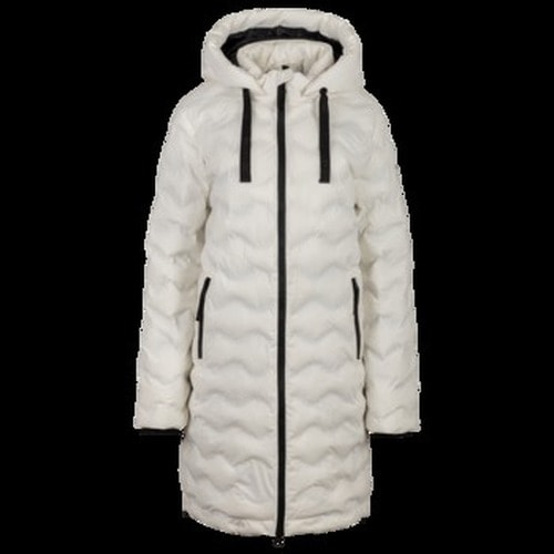 Women's Quilted Coat Beige - perfect for cooler days