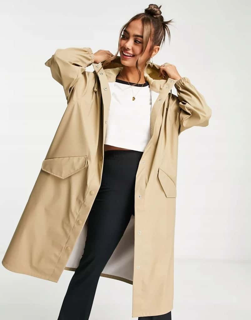 Women's raincoat beige - perfect for any weather