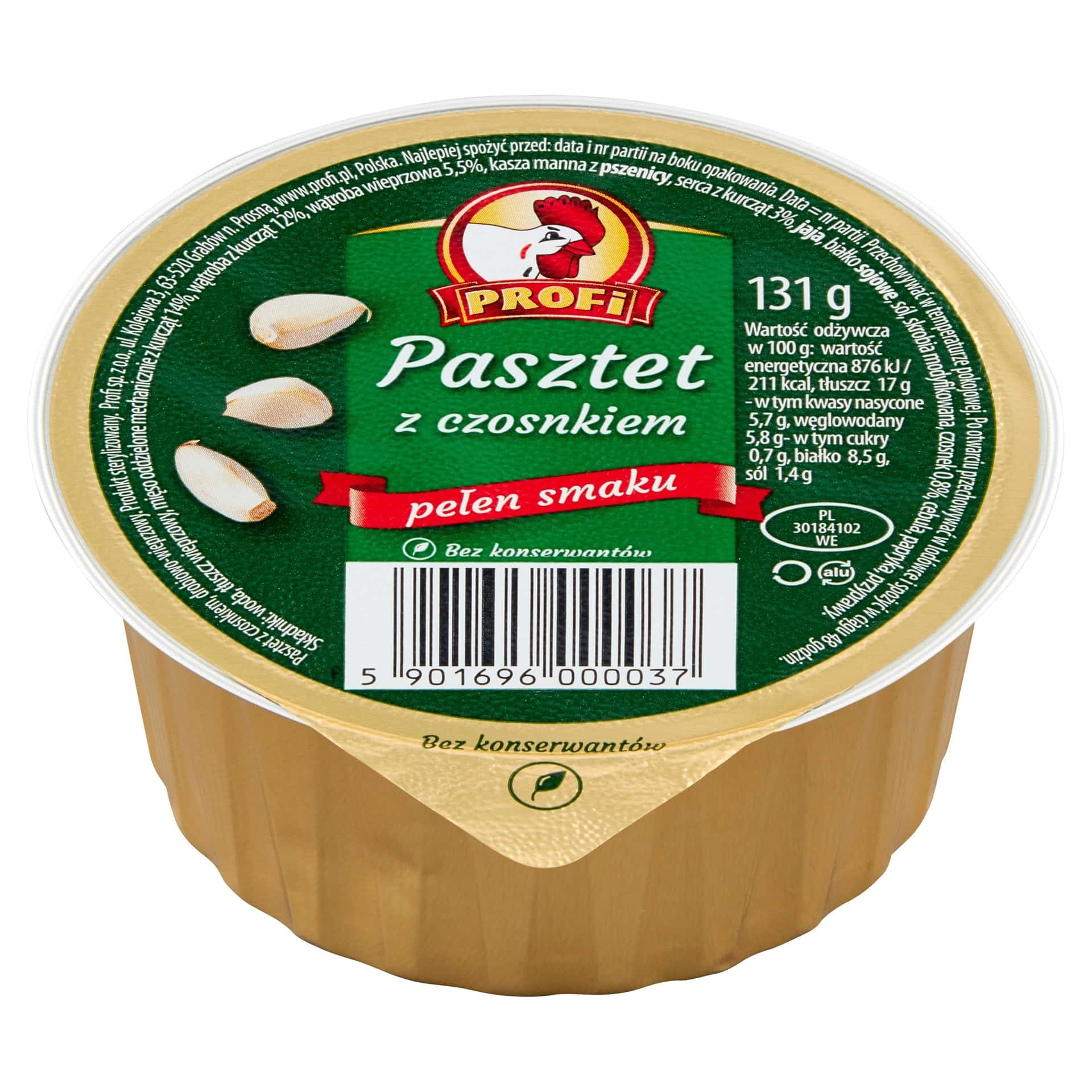 Profi Pate with Garlic - perfect for sandwiches, tasty bread spread