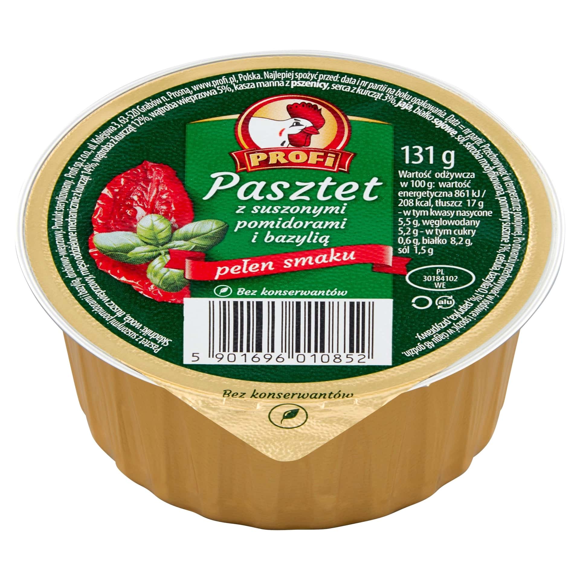 Profi Pate with dried tomatoes 131g - perfect for sandwiches