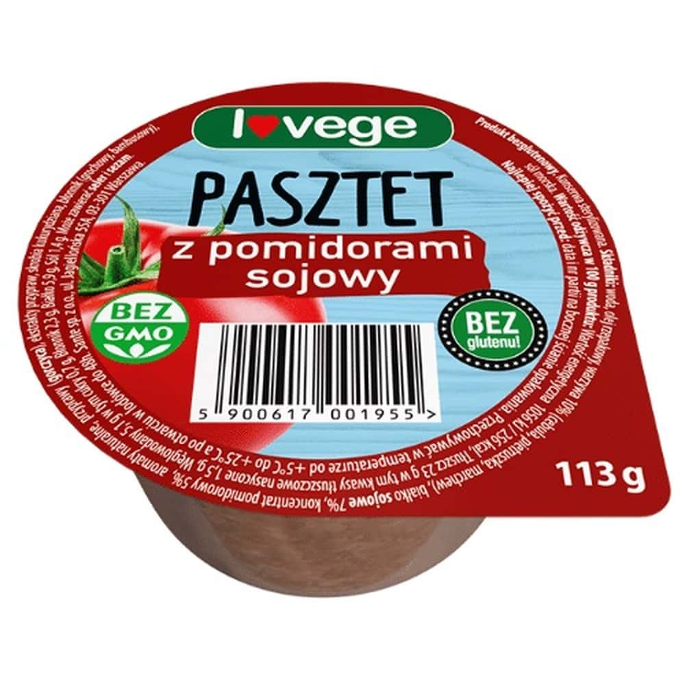Sante Soy pate tomato 113g - ideal for a sandwich