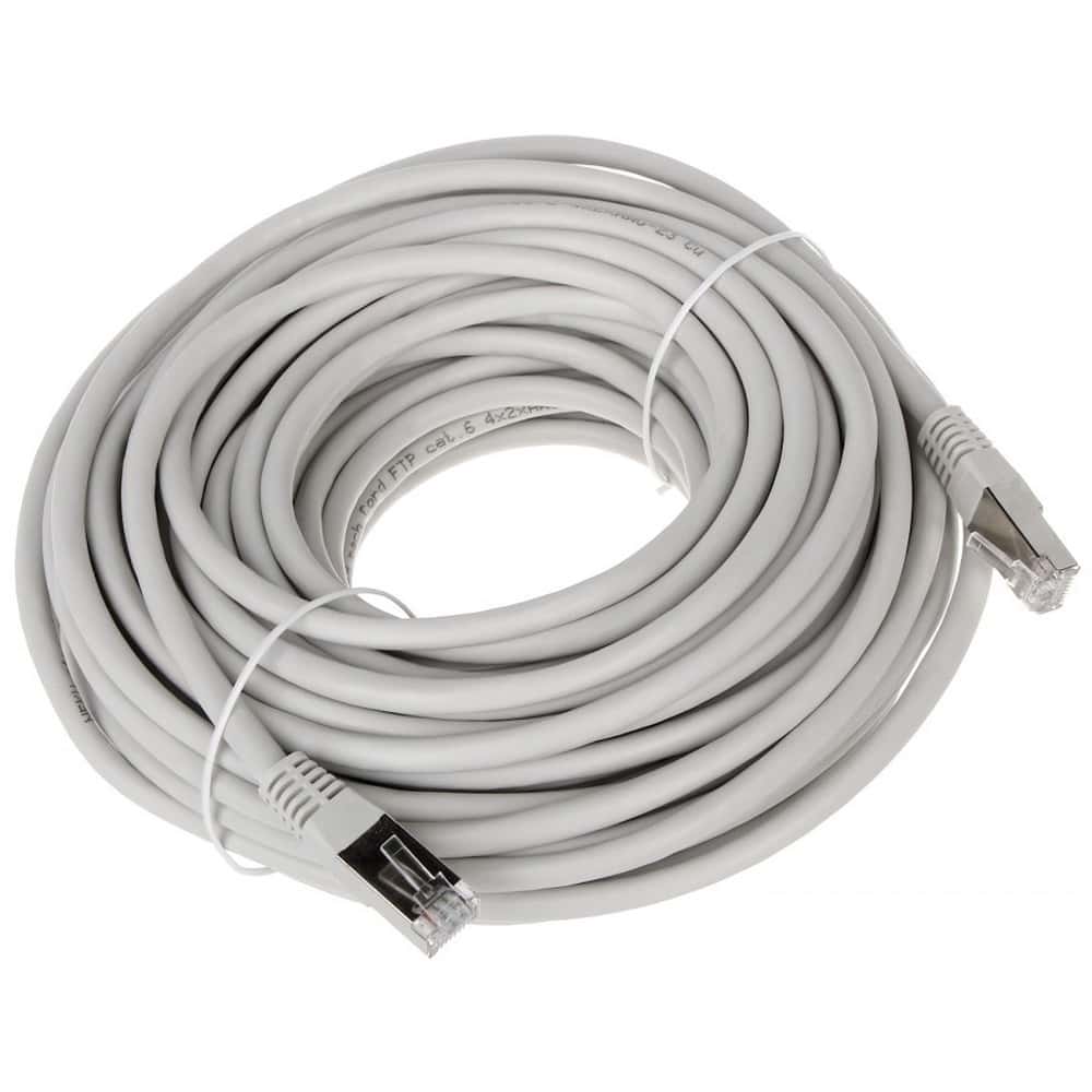 Lanberg Patchcord Cat.6 FTP 15m grey - reliable network connection