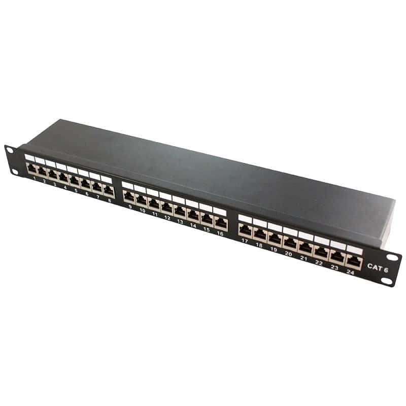 LogiLink Patchpanel 19" 24P CAT 6a - reliable cable organization