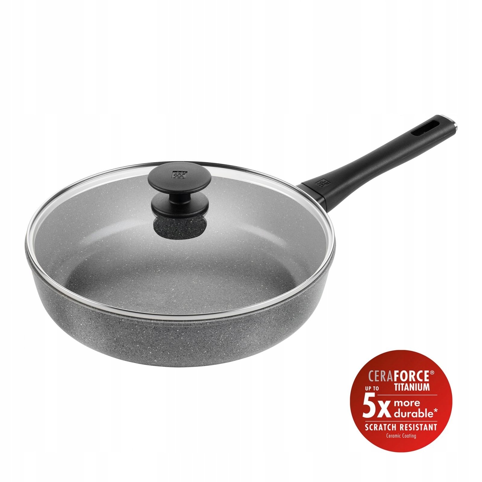 ZWILLING TERRENO PLUS Sauté Pan with Lid - 28 cm, Grey