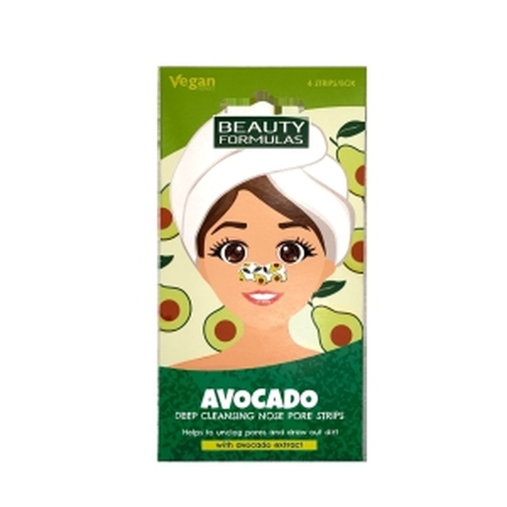 Beauty Formulas Cosmetic Wipes Avocado - 6 pieces for delicate skin