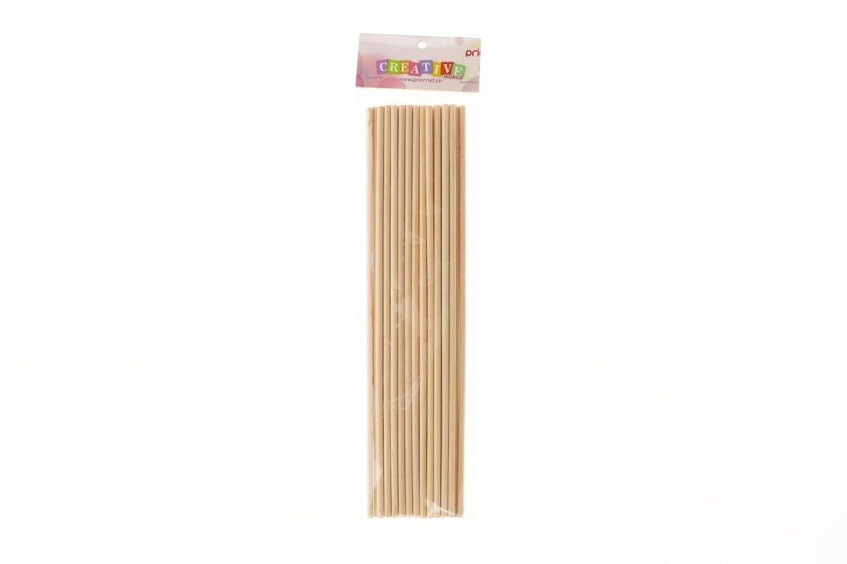 Wooden sticks 30 cm - 25 pieces for creative projects