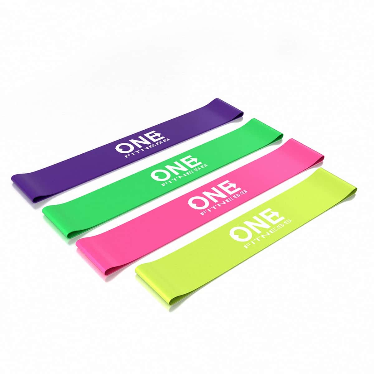 One Fitness Exercise Bands Set - 4 pieces for Everyone