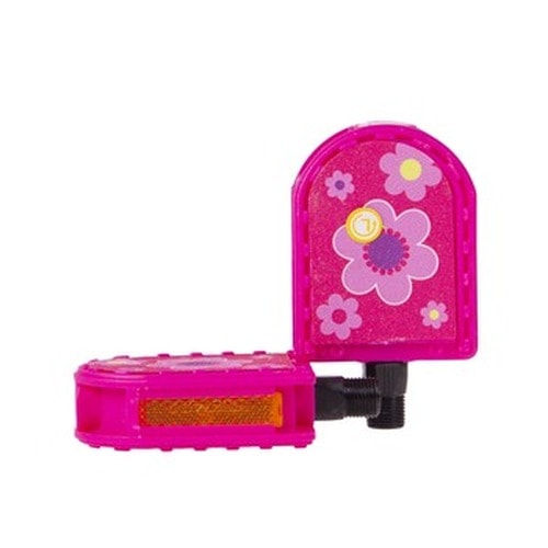 Children's bicycle pedals with reflectors non-slip