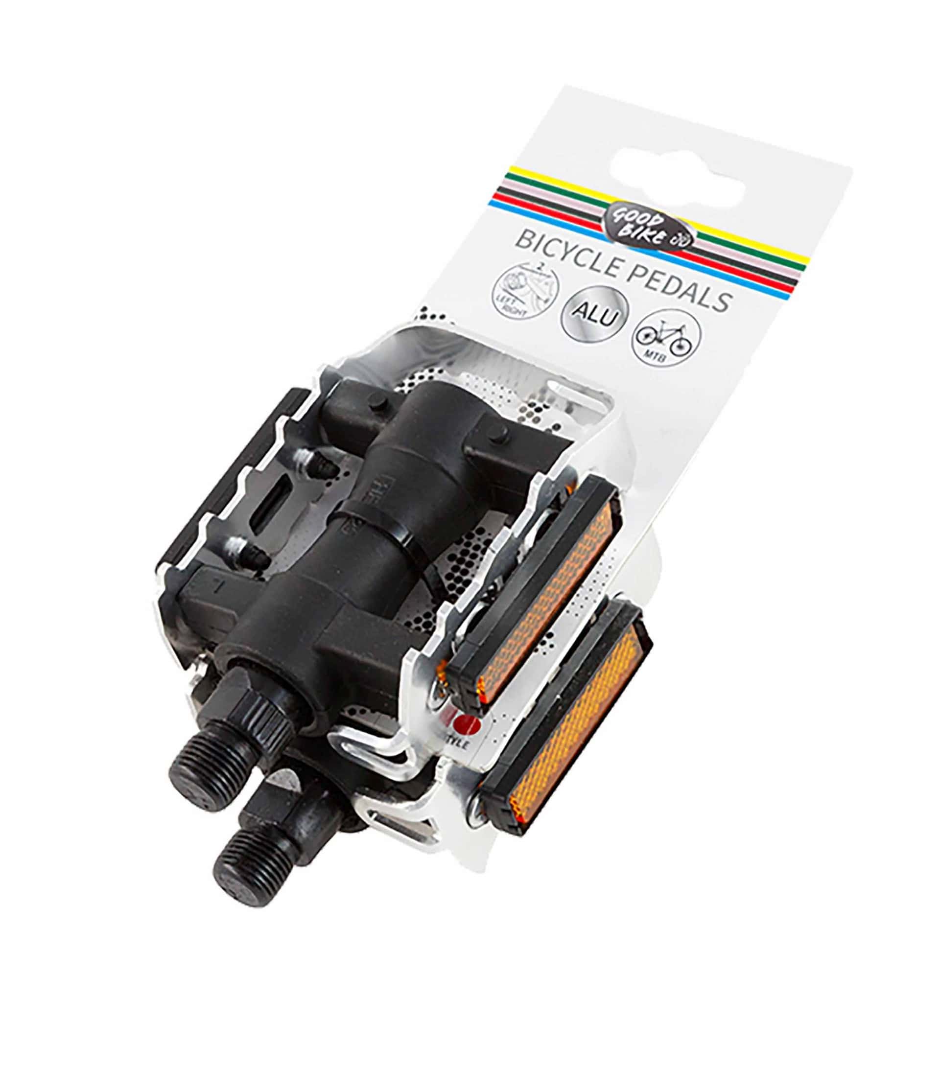 Santine Aluminum Bicycle Pedals with Reflectors - perfect for any bike