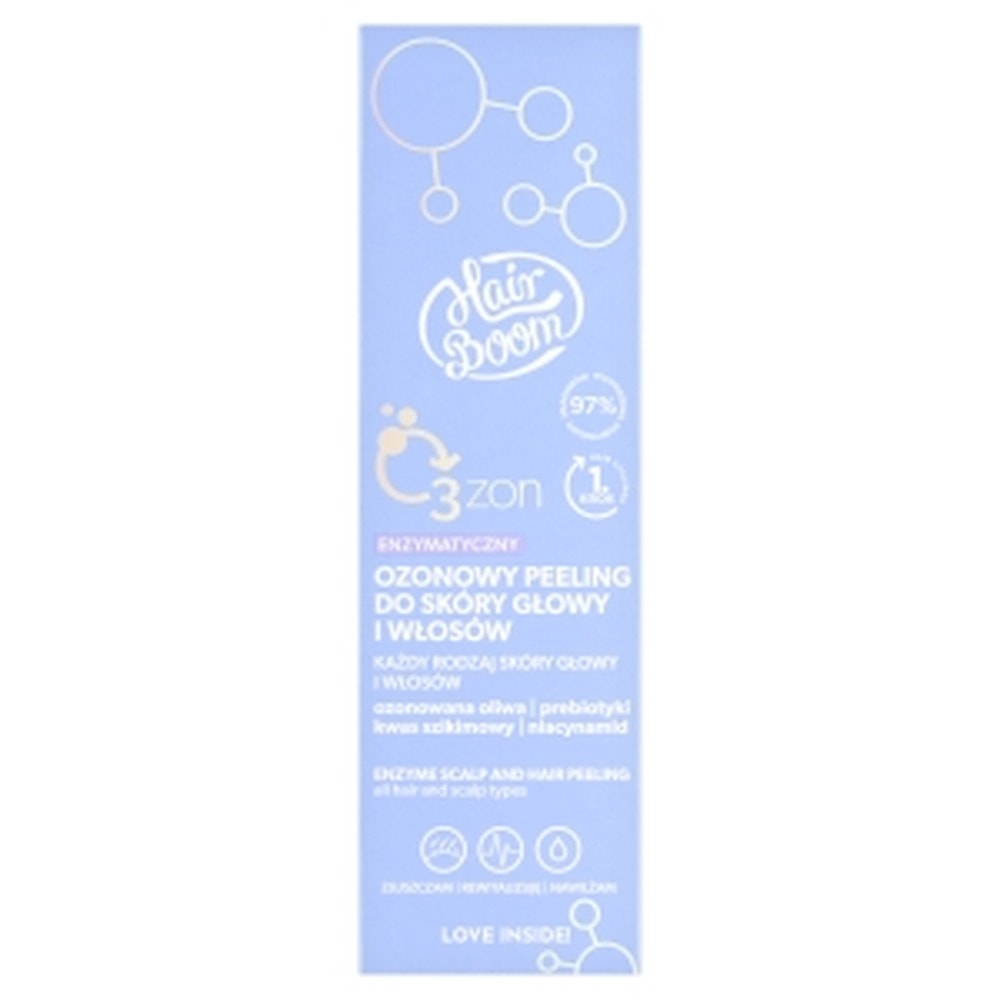 Hair Boom Ozone Peeling for Scalp - 100 ml for healthy skin