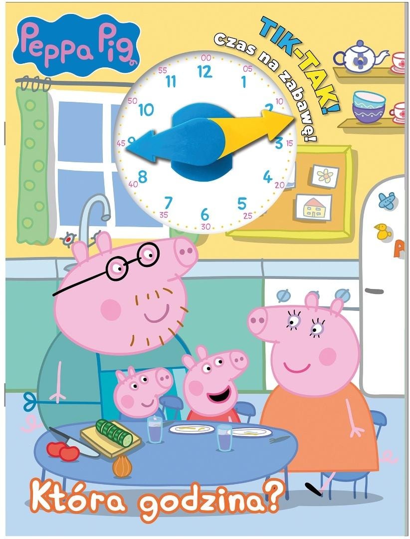 Peppa Pig: What Time Is It? - Interactive book about time