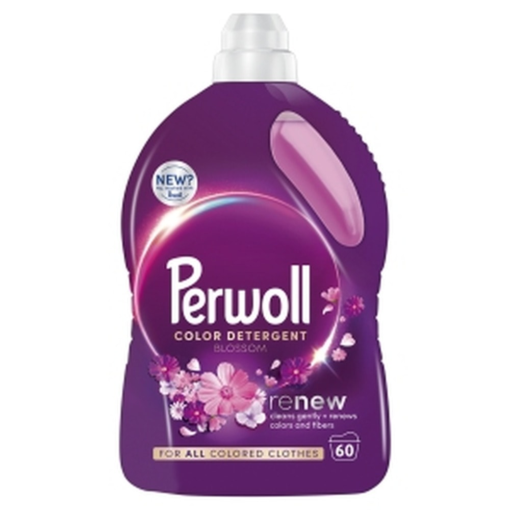 Perwoll Blossom - Liquid Laundry Detergent 3L - Floral Freshness for Your Clothes