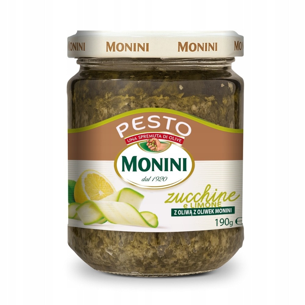 Monini Pesto Zucchini and Lemon 190g - Fresh addition to dishes