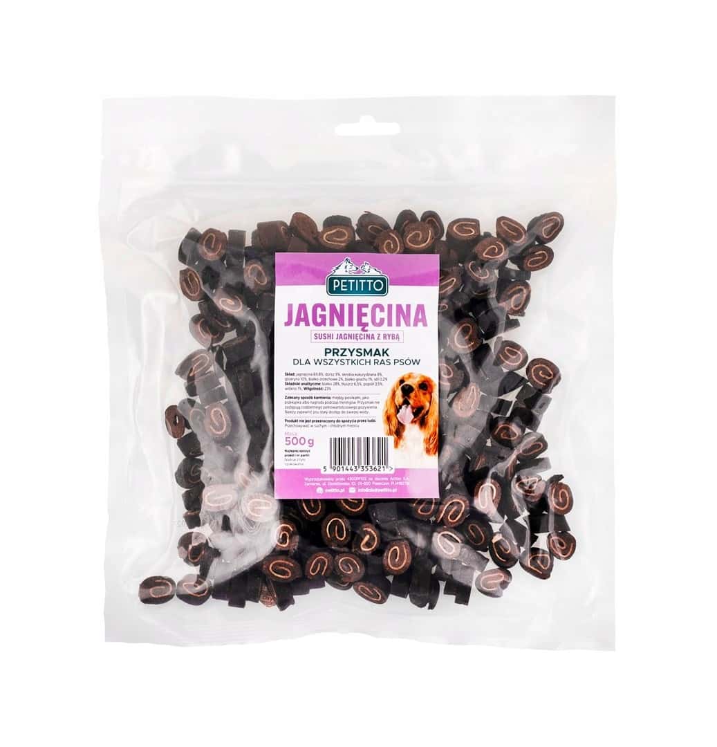 PETITTO Sushi Rabbit with Fish - Delicious treat for your dog!