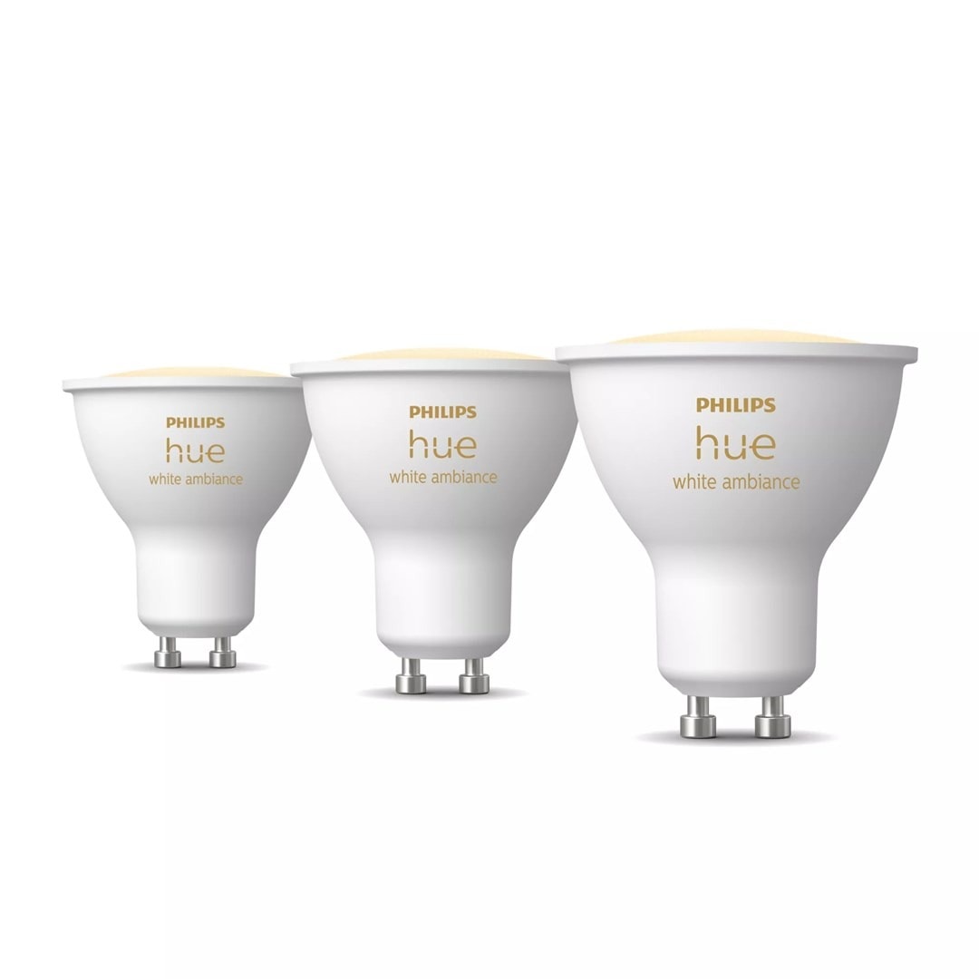 Philips Hue White Ambiance - Spot GU10 (3 pcs) - Smart Lighting