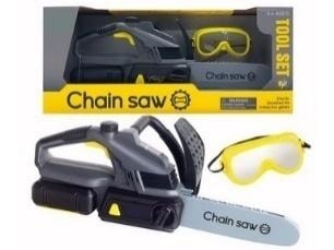 Chainsaw with glasses - Safe work set