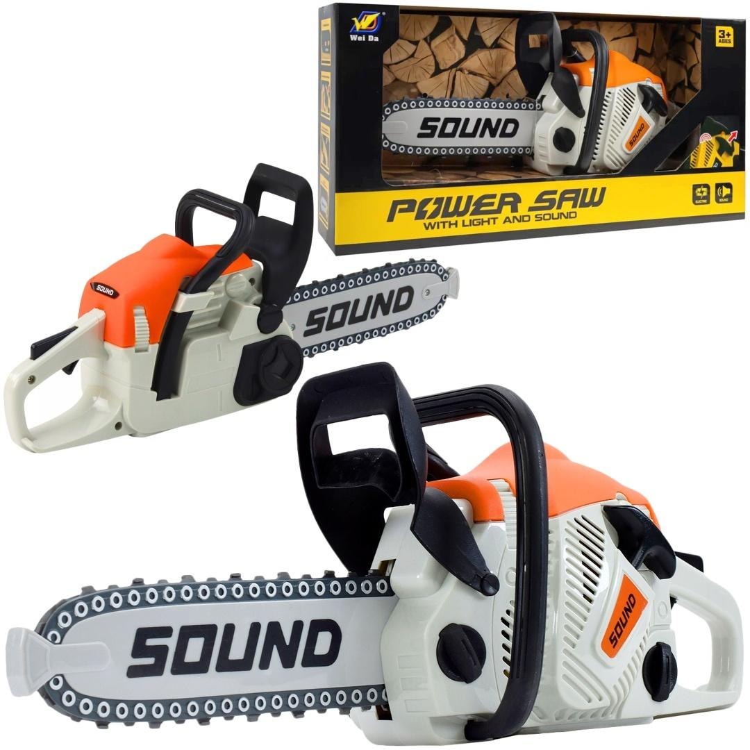 Chainsaw with light and sound - ideal toy for little DIY enthusiasts