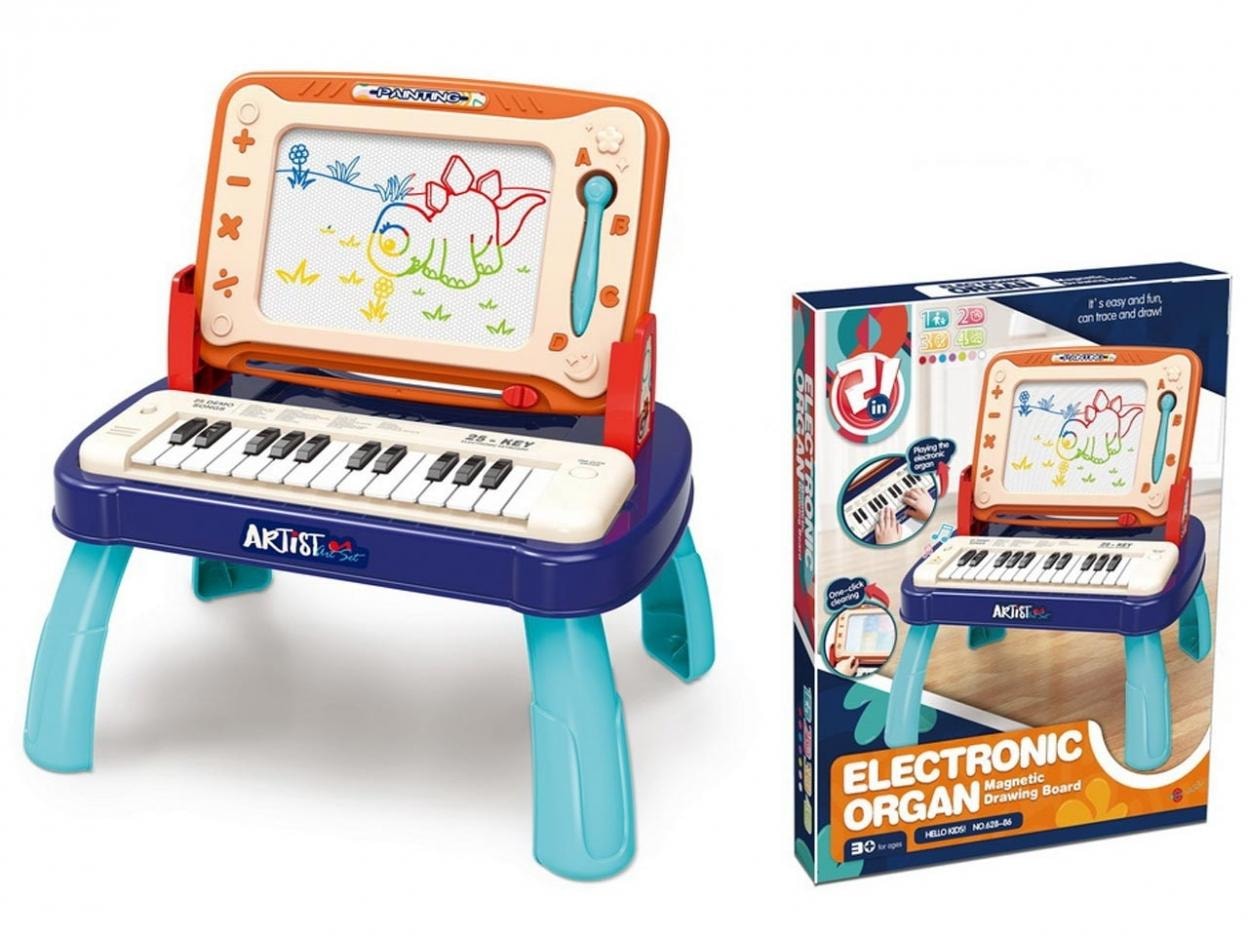 2in1 Piano Table with drawing board - ideal for little artists