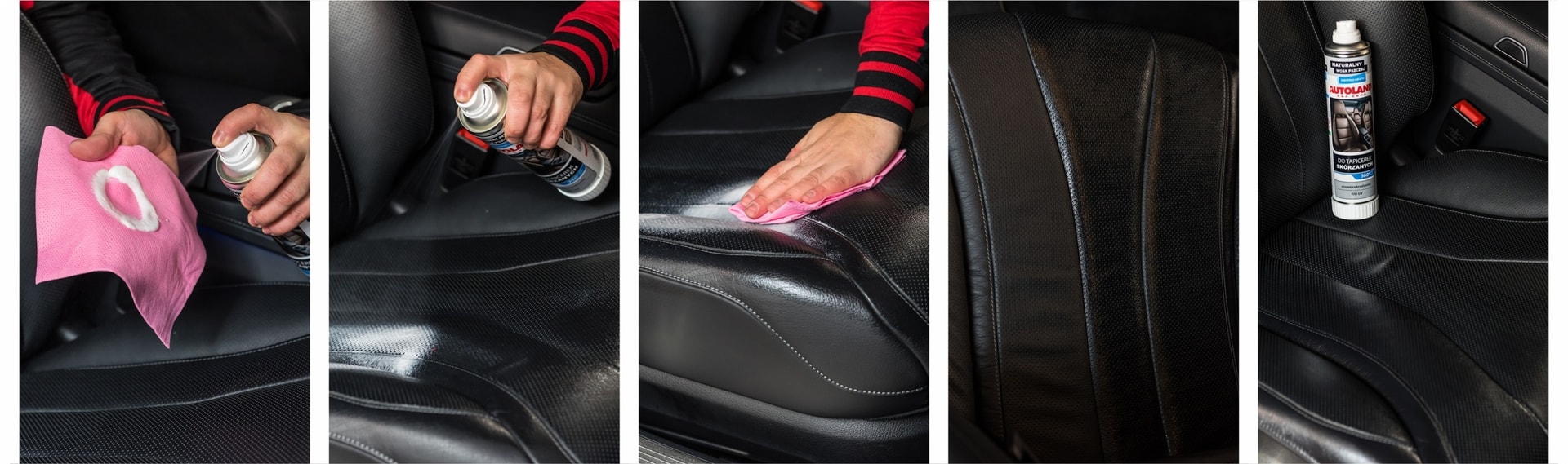 TAP PLUS Foam for cleaning leather upholstery with beeswax