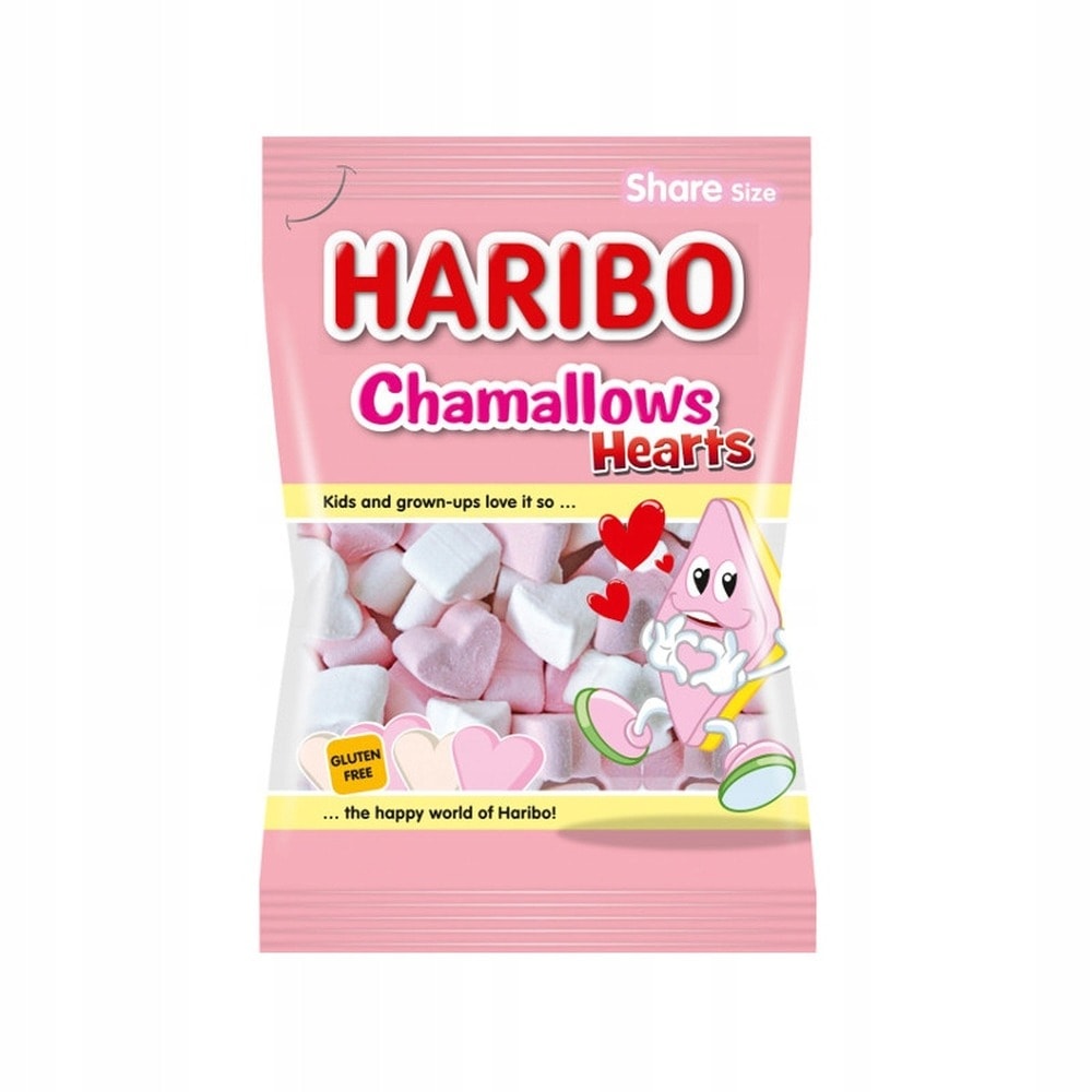 Haribo Chamallows Hearts - Marshmallow Hearts 175g